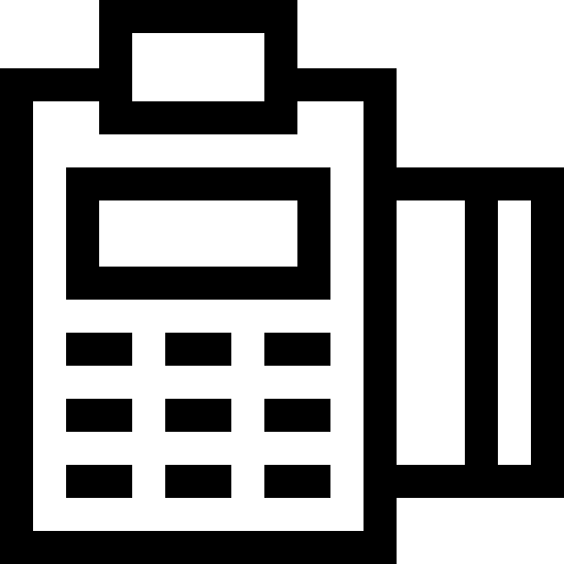 Credit card card reader pay point of service icon