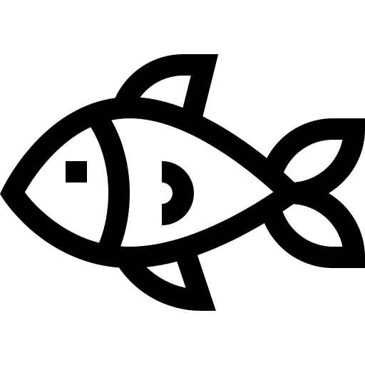 Fish supermarket meat animal icon