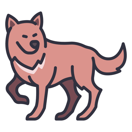 Wolf predator animal wolf icon