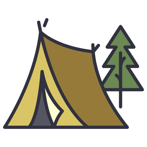Tent holidays adventure nature icon Tent holidays adventure nature icon