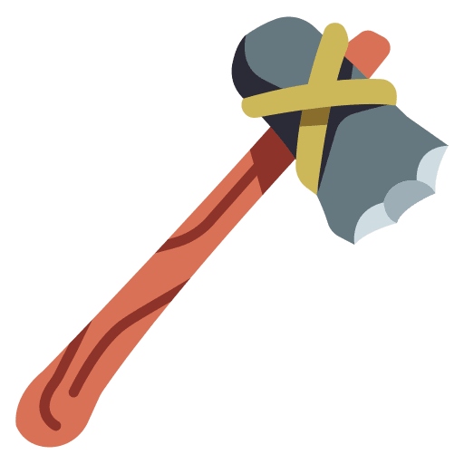 Axe tool wooden construction and tools icon Axe tool wooden construction and tools icon