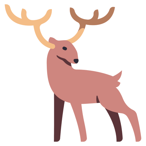 Deer deer animal forest icon