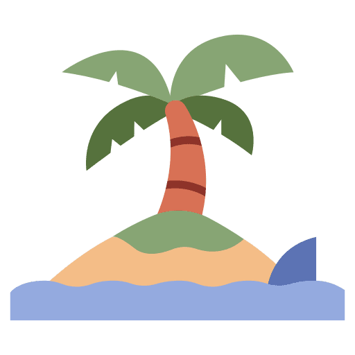 Island dangerous island nature icon Island dangerous island nature icon
