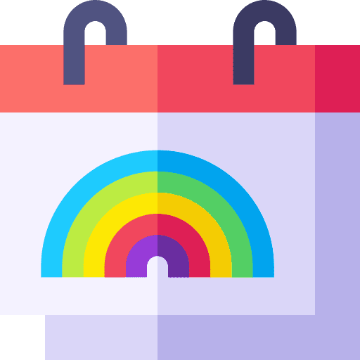 Pride day celebration time and date gay icon