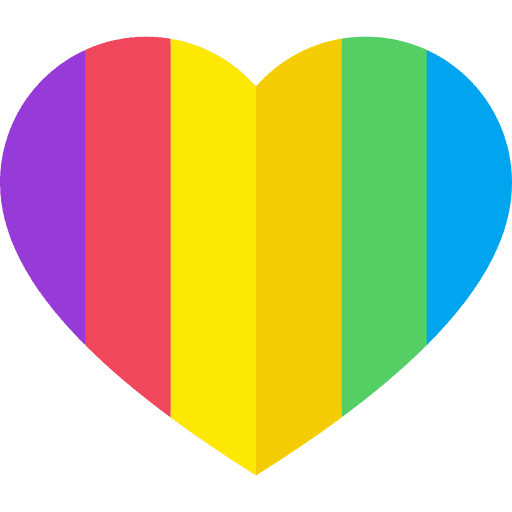 Heart rainbow flag flags homosexuality icon Heart rainbow flag flags homosexuality icon