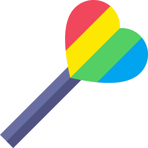 Lollipop food and restaurant heart shaped heart icon Lollipop food and restaurant heart shaped heart icon