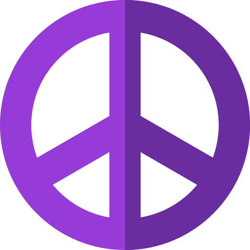 Peace symbol love shapes and symbols sign icon Peace symbol love shapes and symbols sign icon