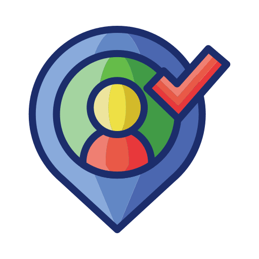 Destination pin destination goal icon