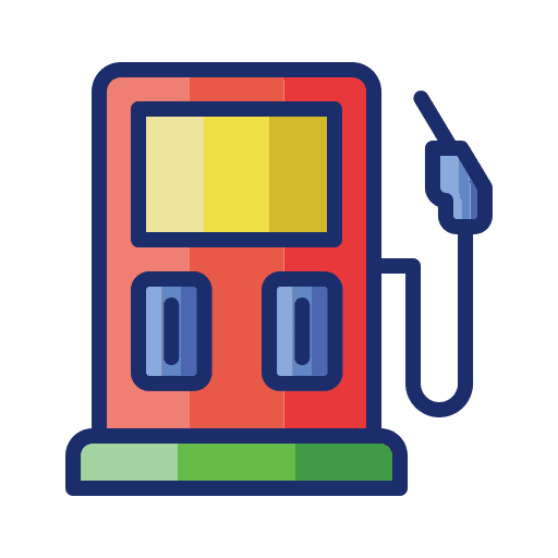 Gas station gas station transportation power icon