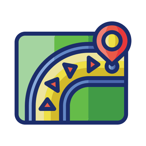 Point of interest map pointer favourite destination icon