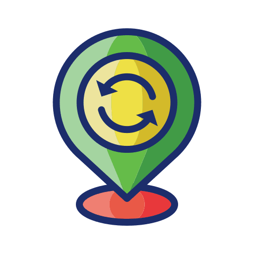 Refresh pin maps and location map icon