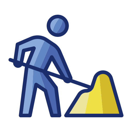 Roadwork warning traffic sign road signs icon