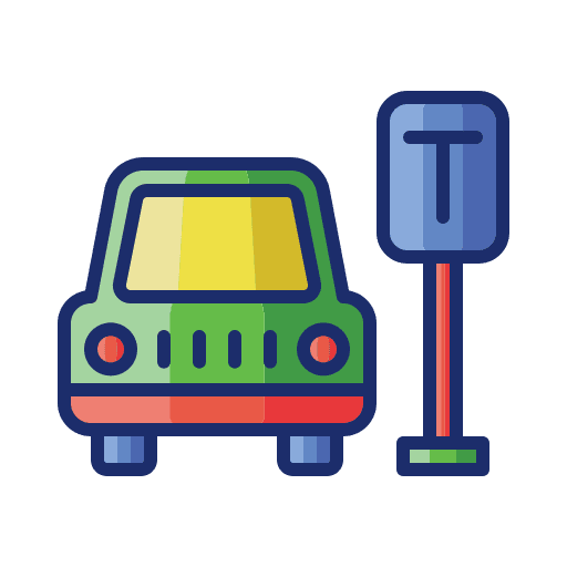 Car park transport parking car park icon