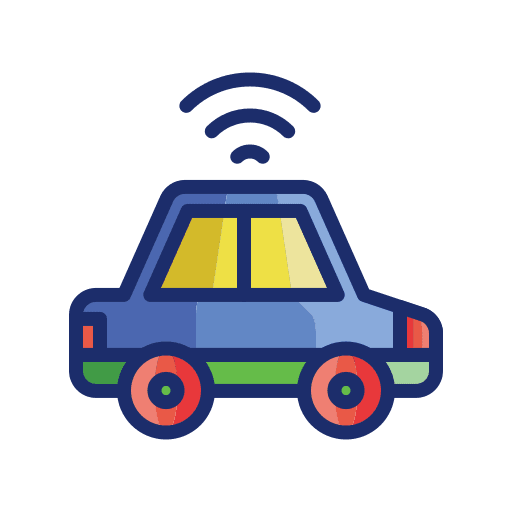 Smart car vehicle car automobile icon