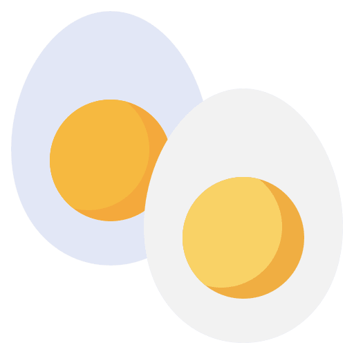 Boiled egg boiled egg egg nutrition icon