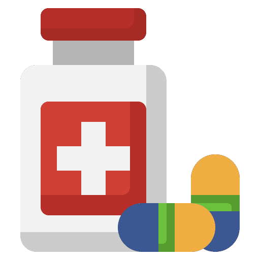 Pill healthcare and medical drug pill icon