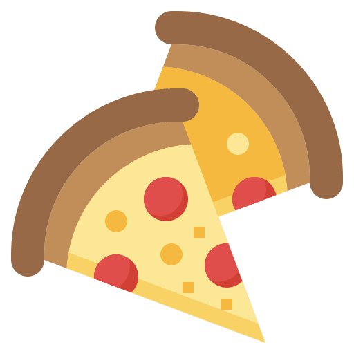 Pizza slice italian food salami pizza slice icon Pizza slice italian food salami pizza slice icon