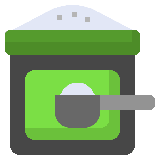 Powder cook bag slice icon Powder cook bag slice icon