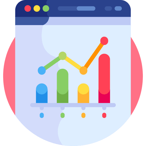 Traffic traffic seo and web stats icon
