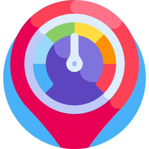 Optimization gauge marketing speed icon Optimization gauge marketing speed icon