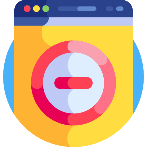Warning website warning seo and web icon Warning website warning seo and web icon