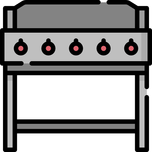 Grill barbecue bbq gas icon