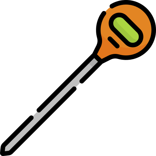 Thermometer kitchenware temperature thermometer icon