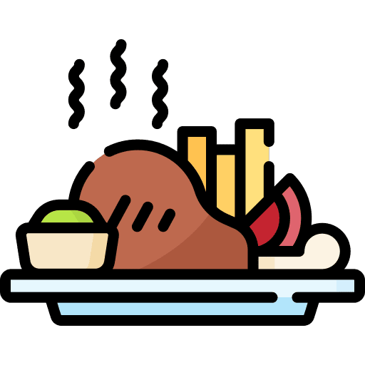 Chicken chicken leg barbecue restaurant icon