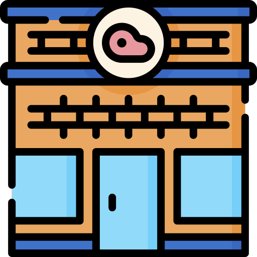Restaurant food and restaurant restaurant building icon
