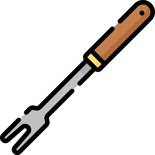 Fork kitchen food and restaurant barbecue icon