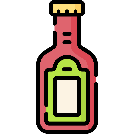 Sauce spicy bottles food and restaurant icon