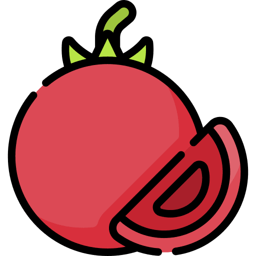Tomato tomato farming and gardening vegan icon