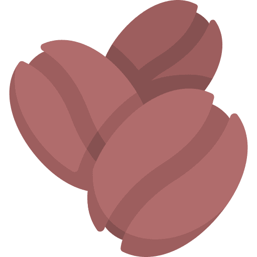 Bean food and restaurant seed coffee icon