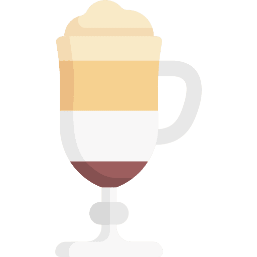 Latte cafeteria food and restaurant latte icon Latte cafeteria food and restaurant latte icon