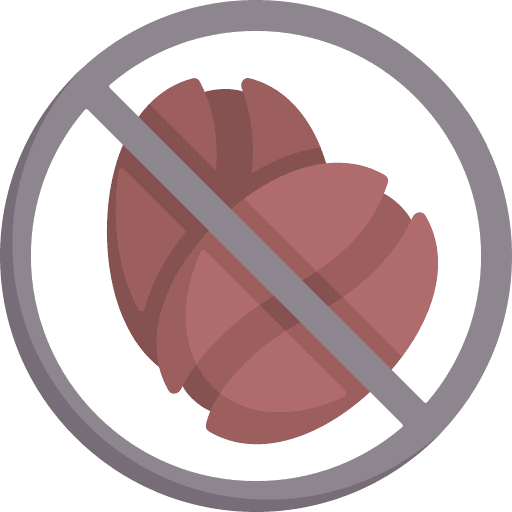 No caffeine caffeine coffee seed icon