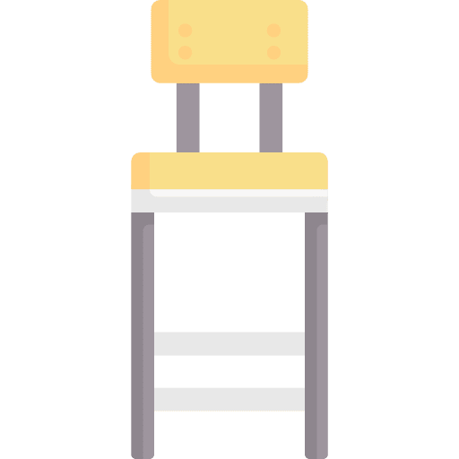 Bar stool seat high chair pub icon Bar stool seat high chair pub icon