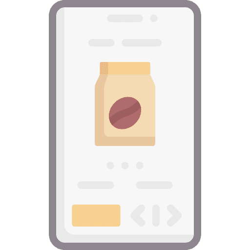 Online shop smartphone online shop mobile phone icon Online shop smartphone online shop mobile phone icon