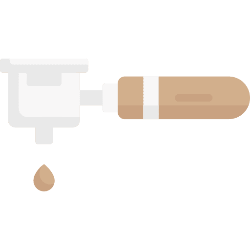 Portafilter coffee shop cafe food and restaurant icon Portafilter coffee shop cafe food and restaurant icon