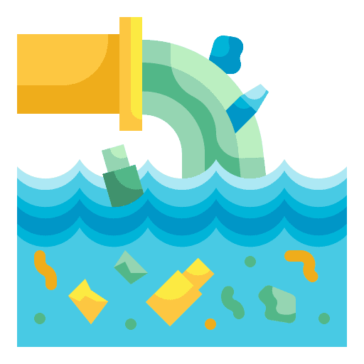 Sewer industry ecology and environment filth icon