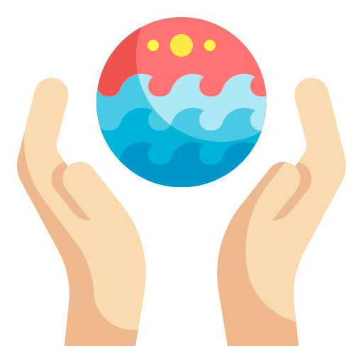 Hand earth environmental protection conservation icon Hand earth environmental protection conservation icon