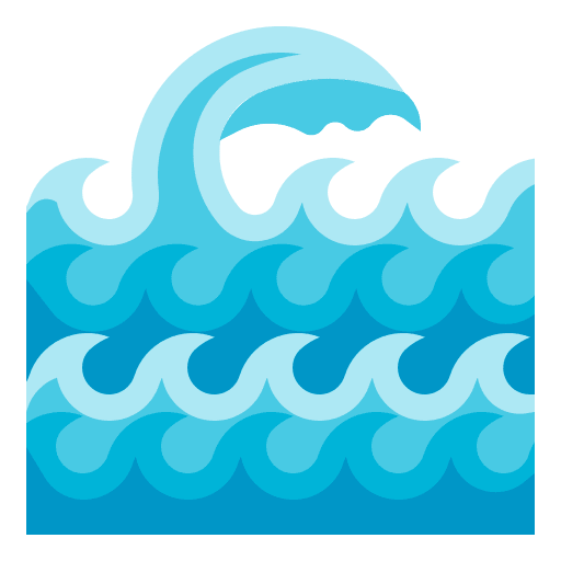 Wave nature flow beach icon Wave nature flow beach icon