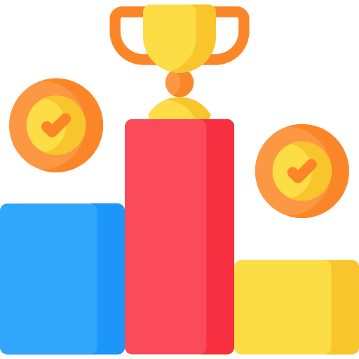 Competitive cup competitive podium icon