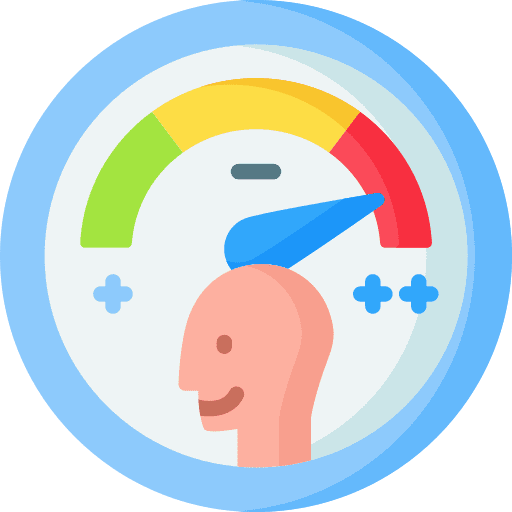 High performance meter business and finance efficiency icon