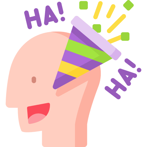 Fun user entertainment birthday and party icon