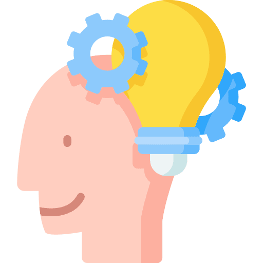 Innovation creativity implement business and finance icon