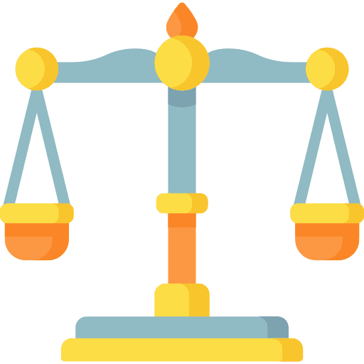 Justice integrity miscellaneous balance icon
