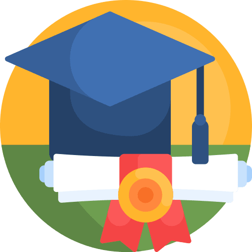 Education mortarboard certificate education icon Education mortarboard certificate education icon