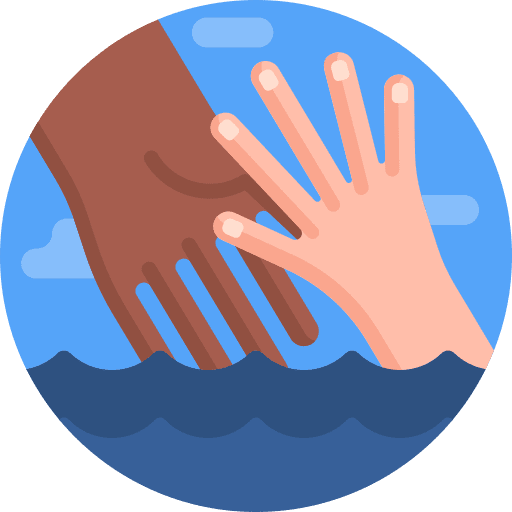 Help help hands and gestures aid icon
