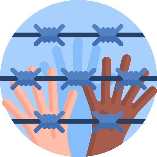 Barbed wire military wire fence refugee icon Barbed wire military wire fence refugee icon