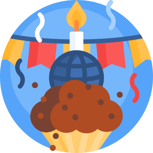 Celebration global muffin holiday icon Celebration global muffin holiday icon